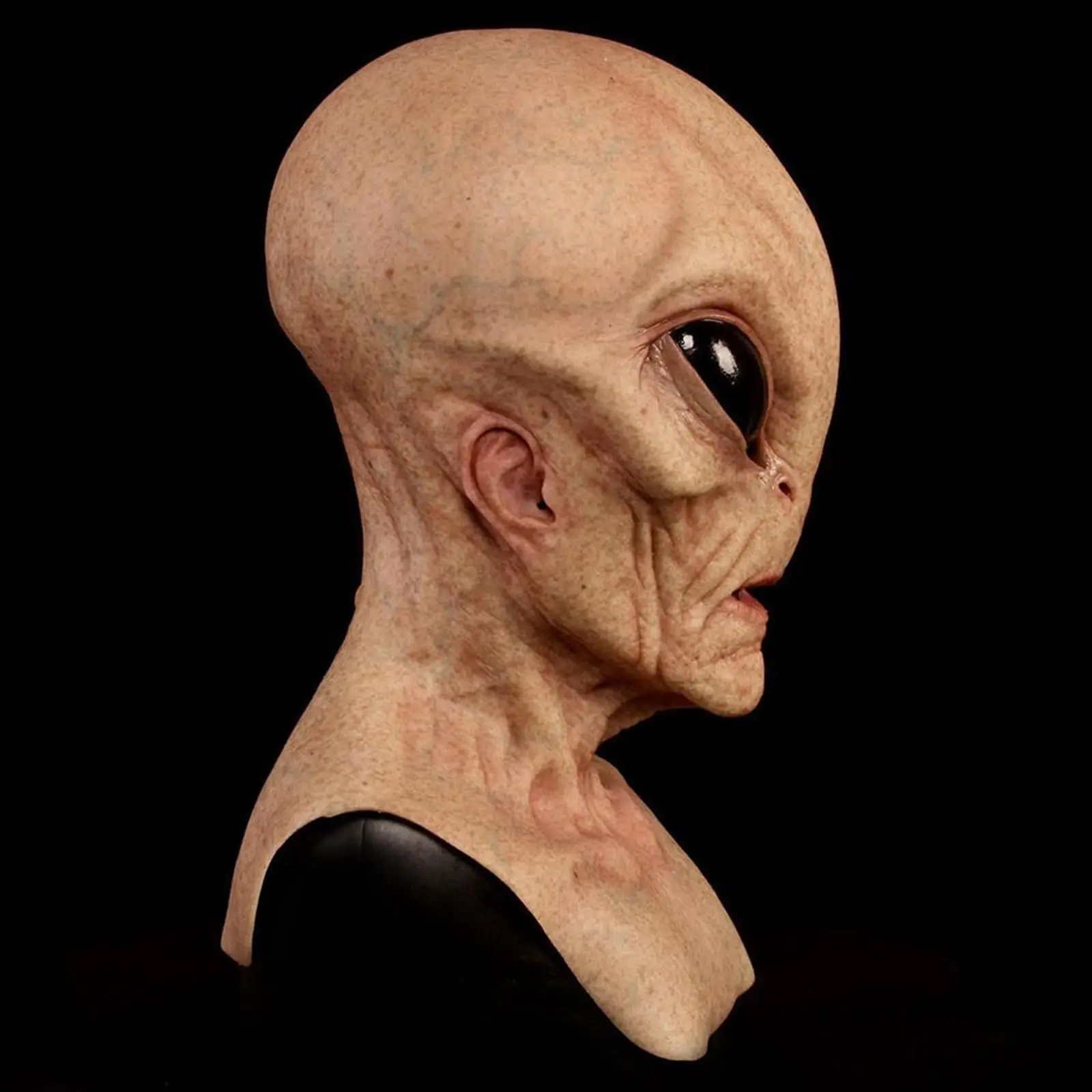 قناع هالوين على شكل كائن فضائي - مراجعة Latex Alien Mask Realistic وسعره