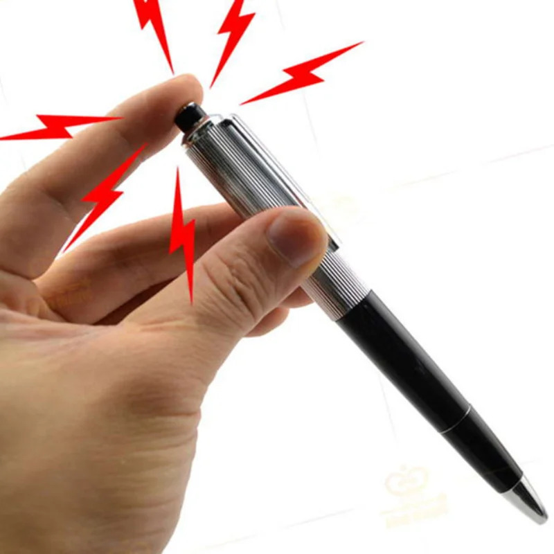 11L@1 قطعة قلم كهربائي مبتكر ل - مراجعة Shock Pen Prank Toy وسعره