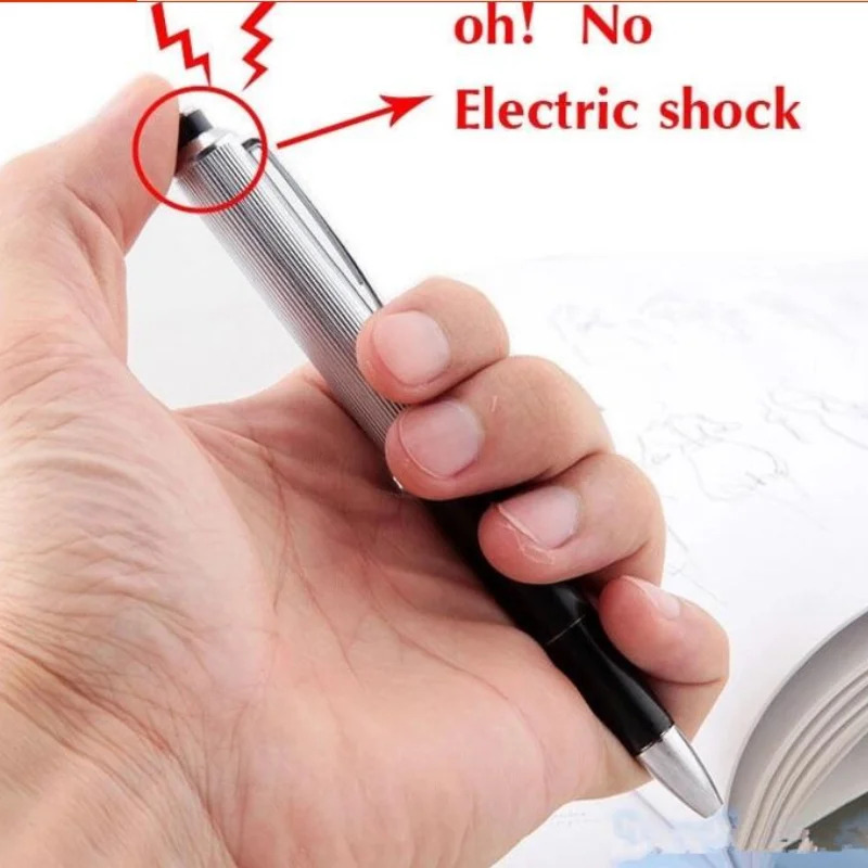 11L@1 قطعة قلم كهربائي مبتكر ل - مراجعة Shock Pen Prank Toy وسعره