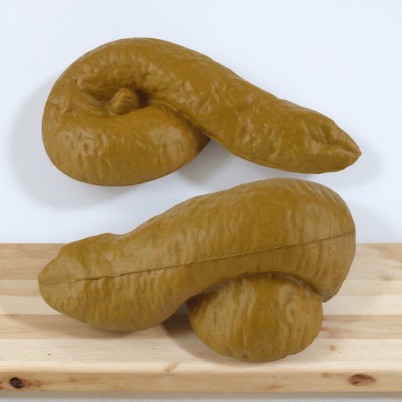 دعامة مزحة على شكل براز واقعي، - مراجعة Fake Poop Gag Gift وسعره