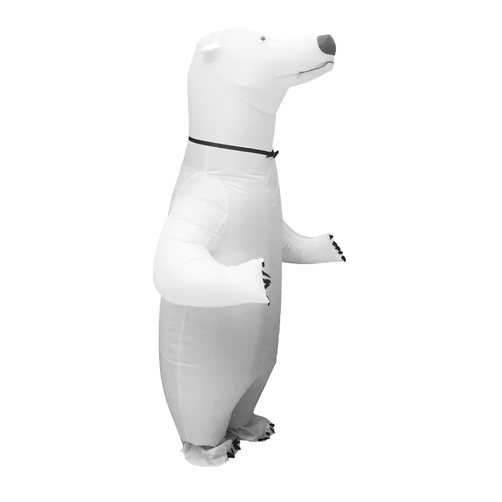 الدب القطبي نفخ ازياء الكبار ت - مراجعة Inflatable Dinosaur Costume Adult وسعره