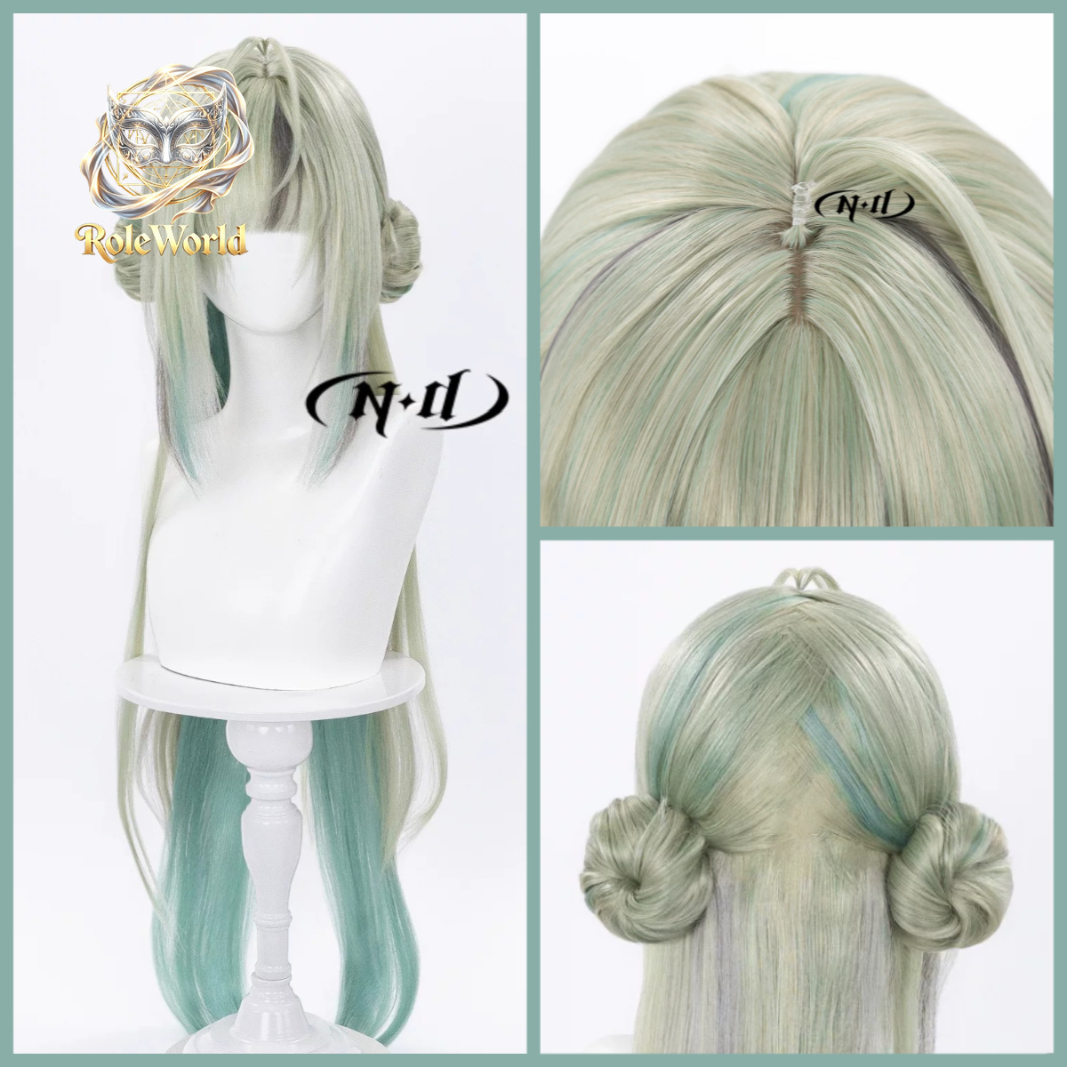 باروكة سي ويج من لعبة أركنايتس - مراجعة Anime Cosplay Wig Heat Resistant وسعره